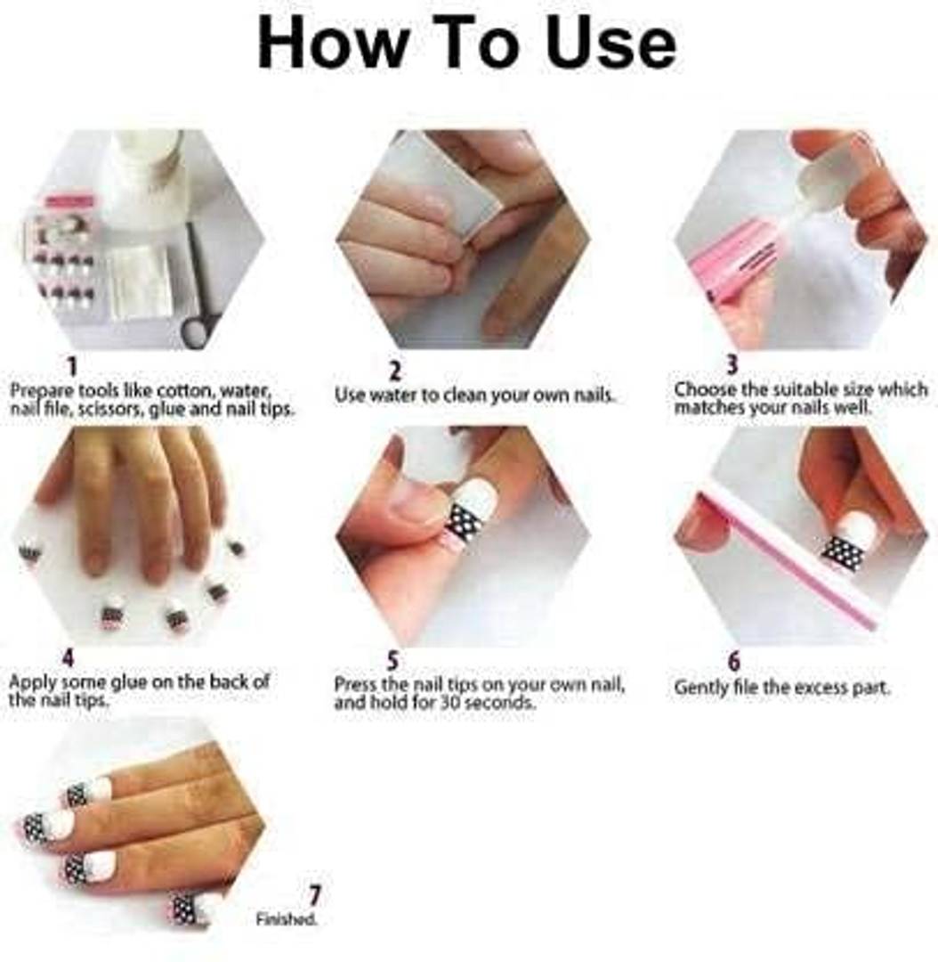 100 Pcs Fake Nails Matte Seamless Press on Nails Acrylic Nail Extension |  eBay